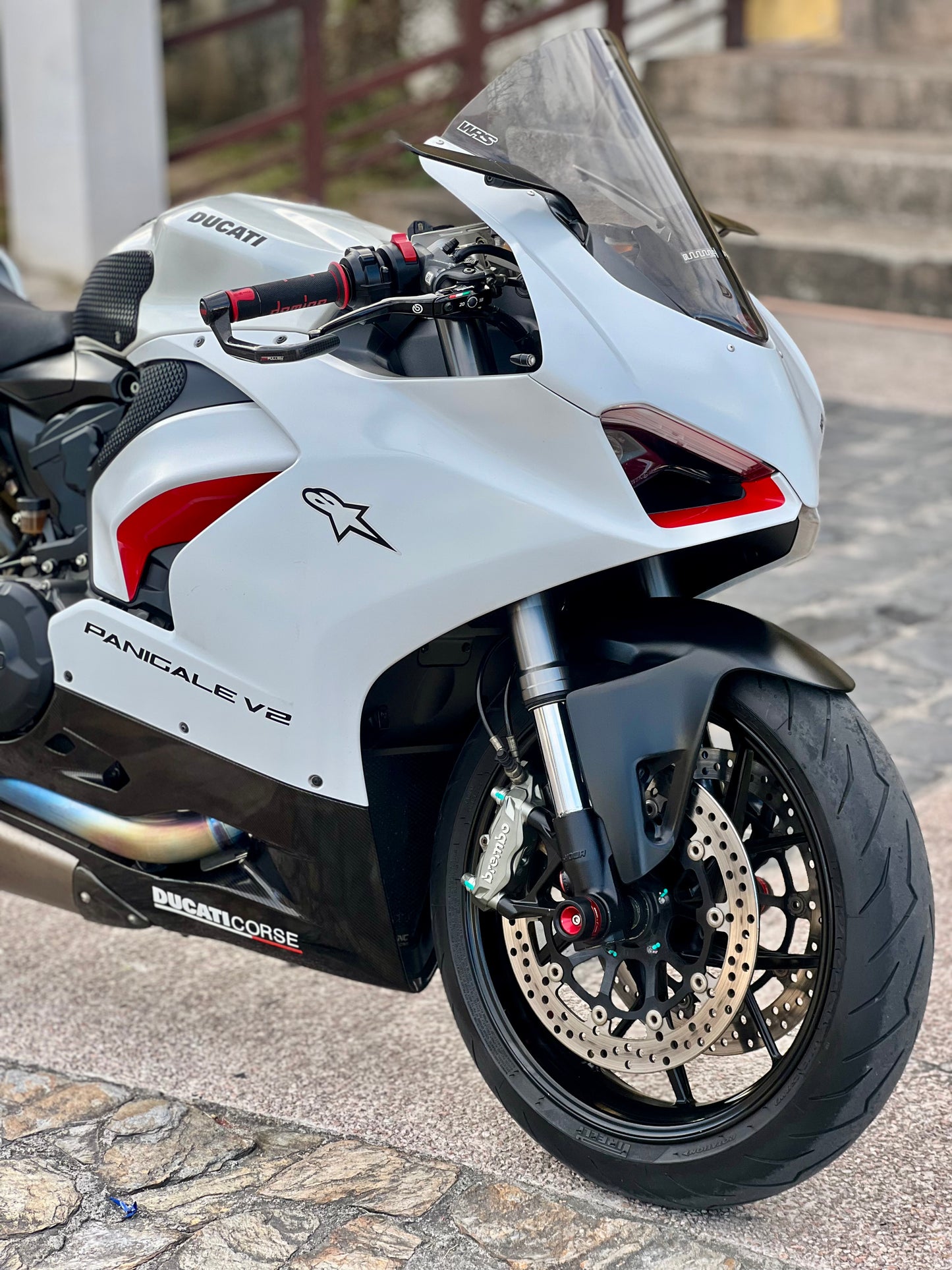 2021 Ducati Panigale V2 White worth 400k+ upgrades