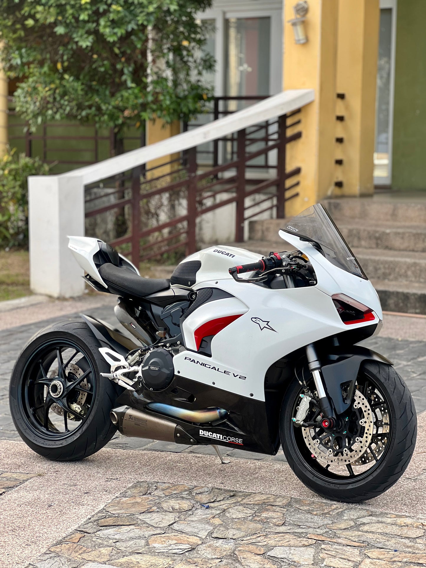 2021 Ducati Panigale V2 White worth 400k+ upgrades